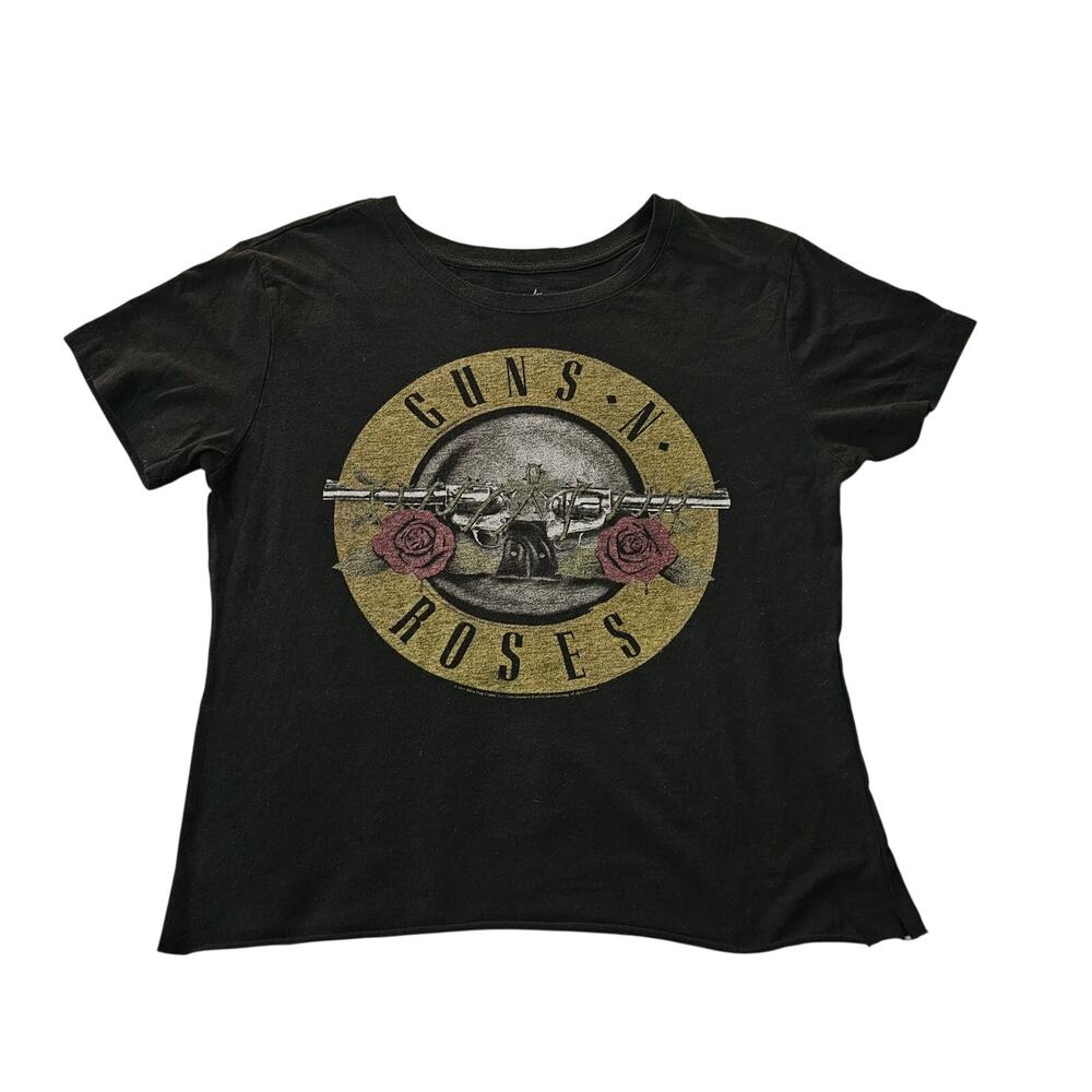 Bravado Size S Small T-Shirt Guns and Roses cropped